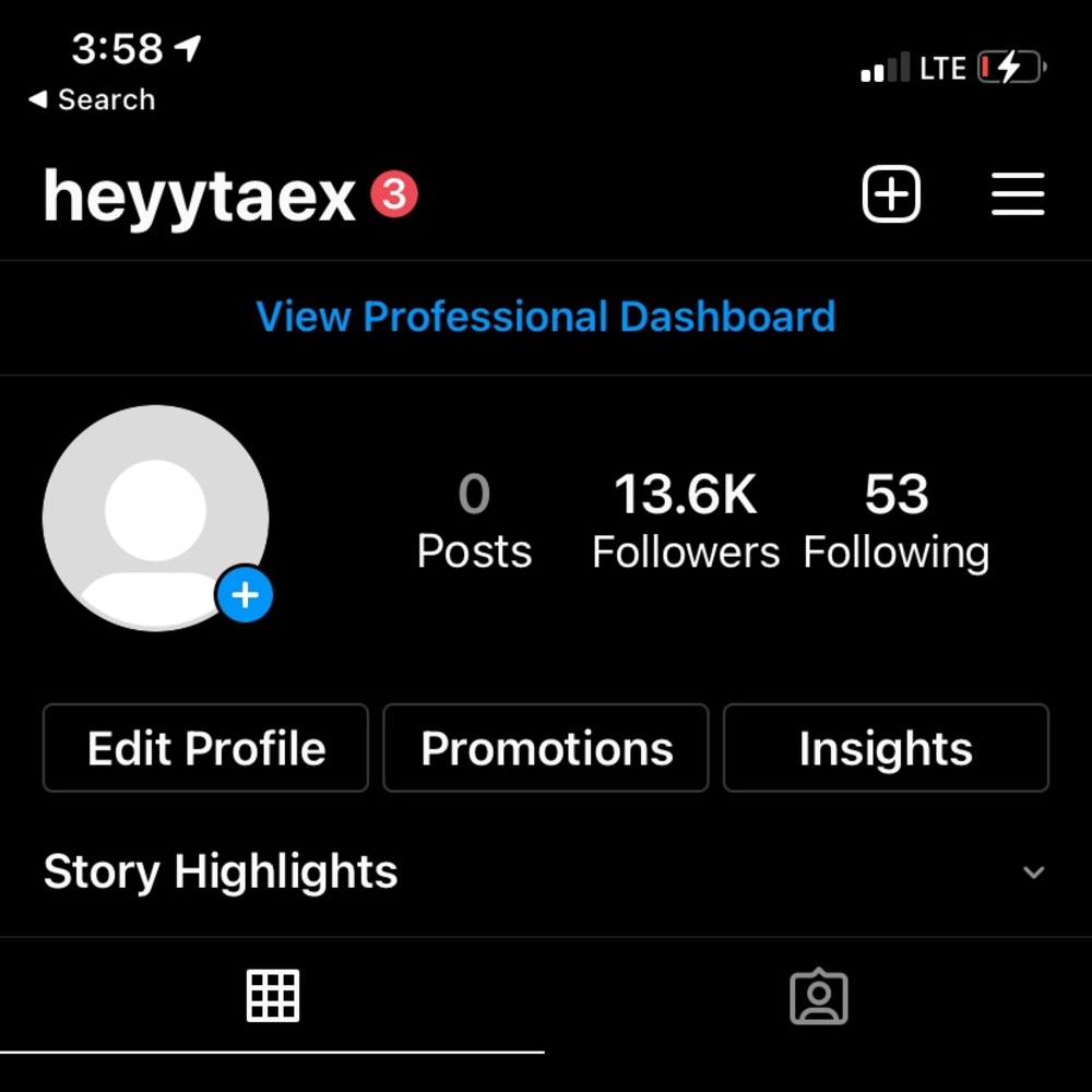 Instagram account